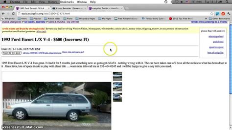 For all its charm, The Villages also has the. . Craigslist ocala cars
